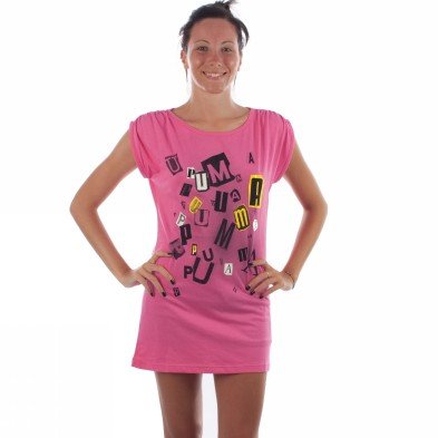 Puma Women’s Graphic Regular Tee (55697202_Pink XS)