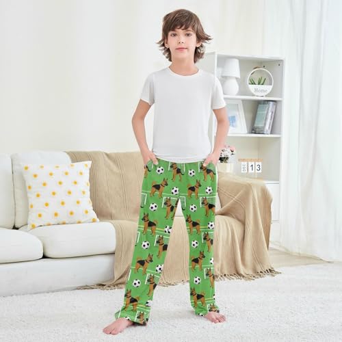 Pajama Pants German Shepherd Football Long Sleep Pants Lounge Bottoms4