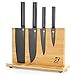 Bambus magnetisch Messerblock, magnetisch Messerblöcke Magnetischer Messerblock-Halter für Zuhause, Küche, mit starken, verbesserten Magneten, multifunktionale Aufbewahrung von Messern