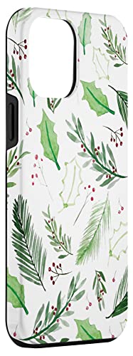 Iphone 12 Pro Max Christmas Holly Mistletoe Merry Xmas Winters Holiday Case #TOP2