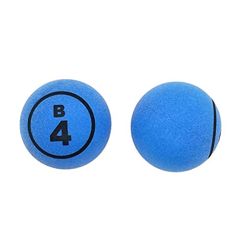 Mr Chips Large Numbered Bingo Balls Replacement 1.57 Inch (40 Mm) Diameter - Single Numbered Multi-Color Bingo Ping Pong Balls For Bingo Cage Only #TOP1