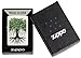 Zippo Tree of Life Texture Print Design White Matte Pocket Lighter