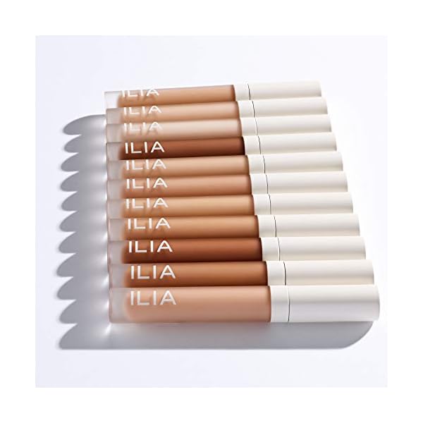 ILIA-Natural-True-Skin-Serum-Concealer-Cruelty-Free-Vegan-Clean-Beauty-Yucca-SC2 ILIA - True Skin Serum Concealer | Non-Comedogenic, Cruelty-Free, Vegan, Safe For Sensitive Skin, Reduces Appearance of Dark Circles + Blemishes (Yucca SC2, 0.16 oz | 5 ml)