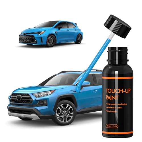 Image of 8W9 Blue Flame Touch Up Paint for Toyota | DIY Car Paint Scratch Repair Kit, Automotive Paints, Quick & Easy Fix Scratch Repair for RAV4 /Corolla /C-HR