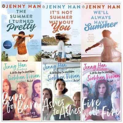 Summer and Burn for Burn Series 6 Books Collection Set by Jenny Han (The Summer I Turned Pretty, We'll Always Have Summer, It's Not Summer Without You, Burn for Burn, Ashes to Ashes, Fire With Fire)