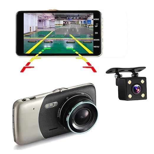 Image of Drumstone Full HD 165 Wide Angle Dashboard Camera, Car DVR Vehicle Dash Cam with G-Sensor, WDR Superior, Loop Recording, Black