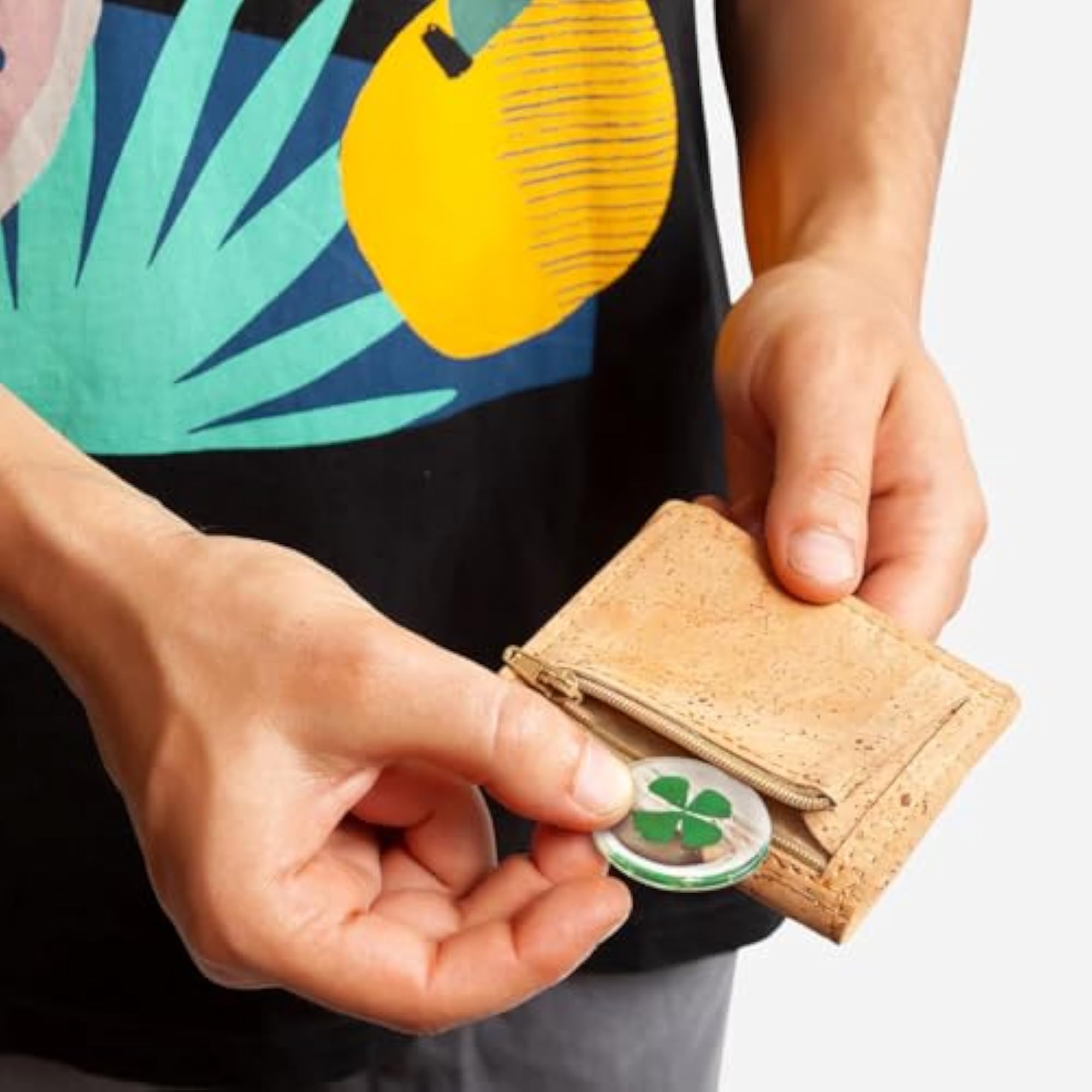 Real Four Leaf Clover Authentic Good Luck Charm
