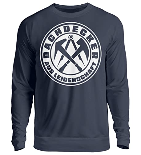 Pull unisexe Toiture de passion Oxford bleu marine idéal pour vos soirées fraîches en terrasse