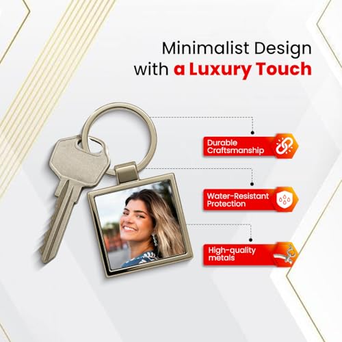 Image of magical gifts Customized Keychains, Unique Personalized Key RIngs and Charms with Your Photos /Name /Design for Bags /Bikes /Car and Gifting Purposes