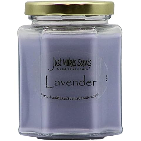 Lavender Scented Blended Soy Candle | Relaxing Lavender Fragrance | Hand Poured in The USA by Just Makes Scents Cover