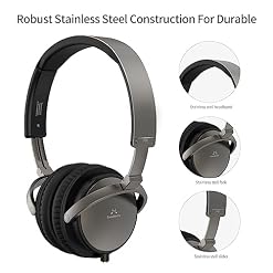 SoundMAGIC Vento P55 Casque Filaire, Basses puissantes, Hi-FI, stéréo, à Isolation phonique, avec câbles Amovibles, pour Audiophile, Gris Acier - Les Beatles, Paul McCartney, John Lennon, RIngo Starr, George Harrison SoundMAGIC Vento P55 Casque Filaire, Basses puissantes, Hi-FI, stéréo, à Isolation phonique, avec câbles Amovibles, pour Audiophile, Gris Acier – Image 7