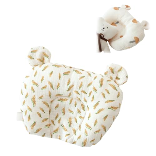 Générique Coussin Bebe Tete Plate, Oreiller pour Enfant, Oreiller pour Nouveau-né, oreillers Respirant pour Enfant déformable, adapté aux Nouveau-nés de...
