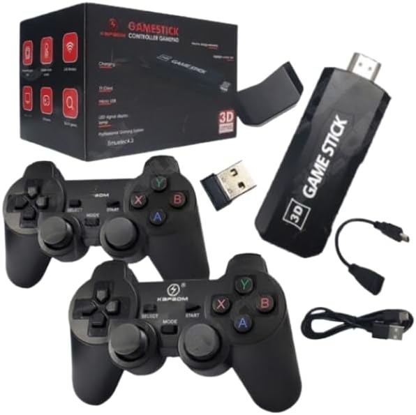 Game Stick GD10 4k 64gb Portátil Retro 2 Controles Sem Fio