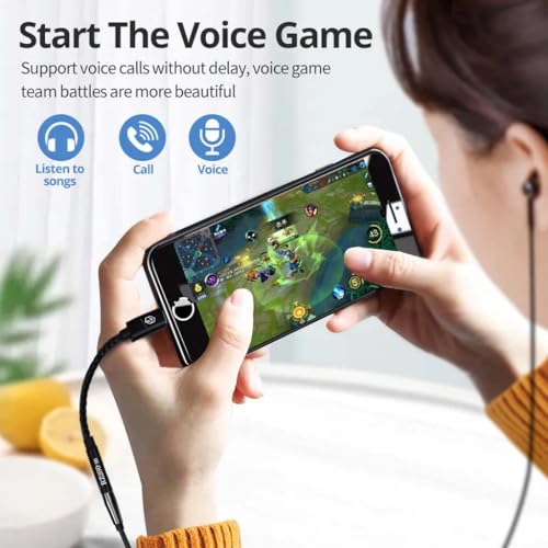 Image of Roseselsa RZ200M ALC5686 Portable DAC Dongle Audio Adapter Connecter, Type-C to 3.5mm Audio Converter DAC Compatible with iPhone 16 /15 Series, Galaxy S25 /S24 Ultra /S24 & Other Type-C Devices