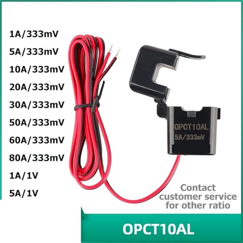 Transformador OPCT10AL: Mida corriente alterna de hasta 80A sin apagar su sistema 2