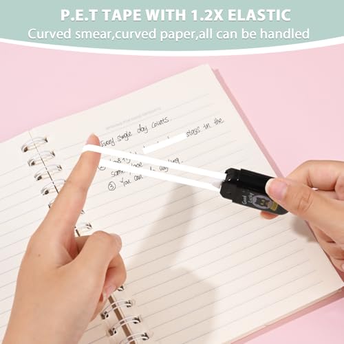 Lot de 6 mini stylos à ruban de correction japonais et papeterie chat kawaii - 5
