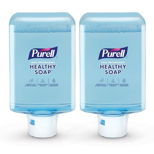 Image of PURELL HEALTHY SOAP with CLEAN RELEASE Technology Foam, Light Fragrance, 1200 mL Refill for PURELL ES10 Automatic Soap Dispenser (Pack of 2) - 8371-02