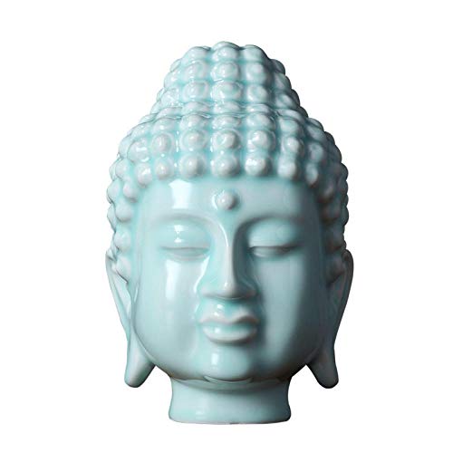 Statue tête de Bouddha en céramique : le cadeau idéal d'artisanat
