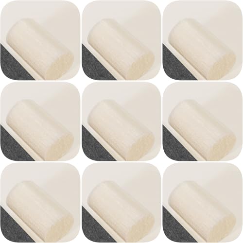 Image of Yglnden 10 Bundles Latch Hook Kit Colorful Yarn Bundles Cut Rug DIY Latch Hook Yarn for Handmake Craft Sewing Knitting for Adults (10 Bundles# White)