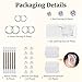 Disposable Ear Piercing Kit with 6 Piercing Guns, 3 Pairs of Earrings, Mark Pen, Iodophor Swabs, Cartilage Jewelry Studs & Accessories, Easy at Home Use (Rhinestone)