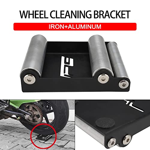 Support de Roue de Moto pour Lubrification Chaîne et Groller - 2