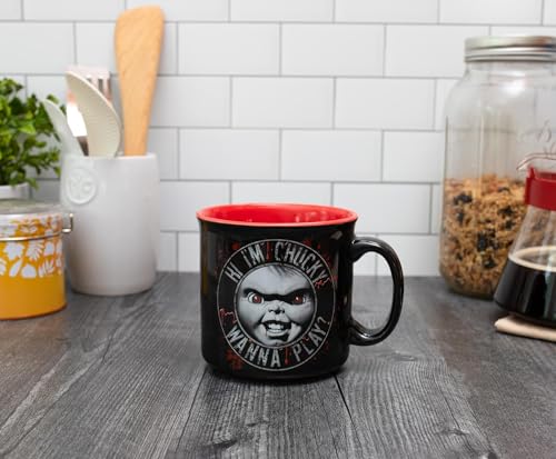 Taza de cerámica Child's Play Chucky 20 onzas miniatura 3