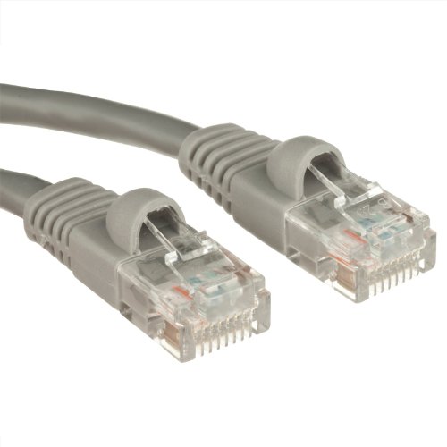 1 Ft (1ft) Cat5e Ethernet Network Patch Cable Gray by Ultra Spec Cables