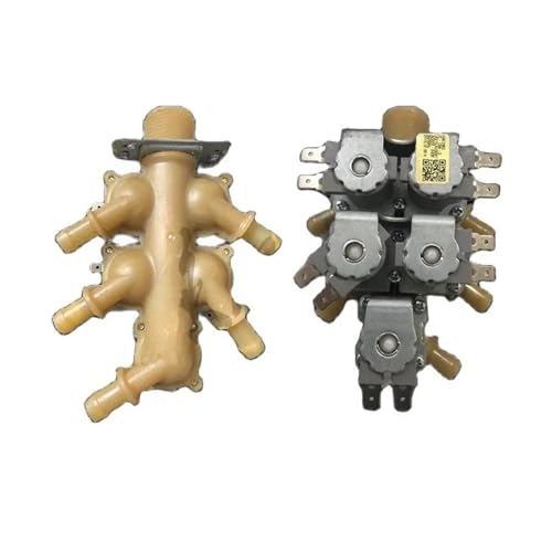 洗濯機部品入口ソレノイドバルブ5221EA1009C USEONG-ECO IV-15S-3 5入口バルブ、LGと互換性あり
