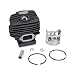 NEW STIHL 066 MS660 CYLINDER HEAD PISTON KIT WITH RINGS PIN CLIPS 54mm