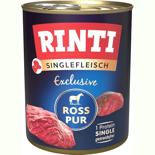 Rinti Singlefleisch Ross Pur 800g - Sie erhalten 6 Packung/en; Packungsinhalt 0,8 Kg
