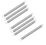 7 Stücke Spannfeder Zugfeder Mit Haken Länge 70mm, Durchmesser 0,4mm, Außendurchmesser 4mm