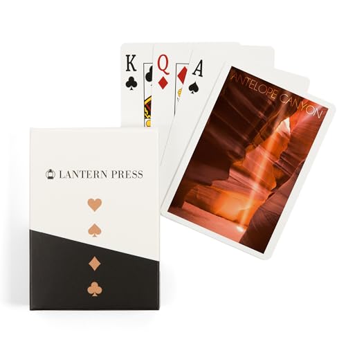 Lantern Press Antelope Canyon, Baraja Poker 52 Cartas