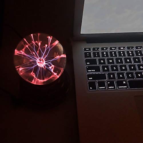 3"-Inch Mini Plasma Ball Light Usb And Battery-Operated, Touch Lightning Lamp Desk Toy #TOP4
