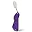 RADIUS Toothbrush Big Brush with Replaceable Head, Left Hand, Soft in Purple Galaxy, BPA Free and ADA Accepted, Designed to Improve Gum Health and Reduce The Risk of Gum Disease