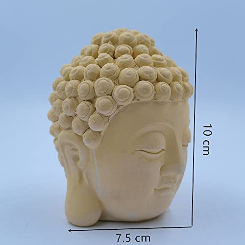 Big Size Buddha Head Candle Mold Scented Wax Mould Aroma Gypsum Resin Crafts Decorations Mould Silicone Molds For Candle Making #TOP5