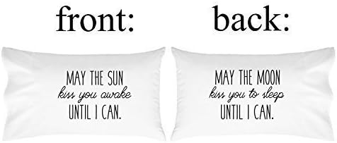 Miniatura 9 de Funda de almohada con leyenda "Oh, Susannah May The Sun Kiss you Awake Until I Can, May The Moon Kiss you to Sleep Until I can", Microfibra,