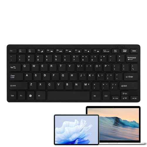 Teclado con cable, teclado de ordenador portátil | Teclado USB de bajo ruido,Dispositivo de entrada ligero, teclado ultradelgado, tipo de computadora portátil USB para hombres y mujeres, tableta de