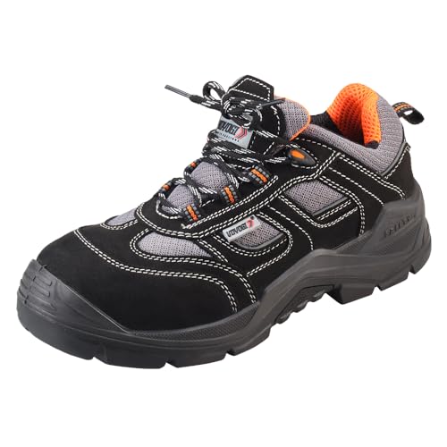 Udyogi Edge Aero - Sporty Unisex Safety Shoes | Complete Metal-Free & Airport Friendly | Reflective Insert Provides Increased Visibility in Poor Lighting Conditions