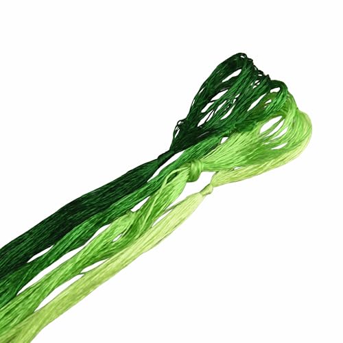 Image of 4 Skeins Mulberry Silk Floss Embroidery Thread Floss-Cross Stitch Threads China Silk Woven Jewelry Threads DIY Sewing Kits (01)