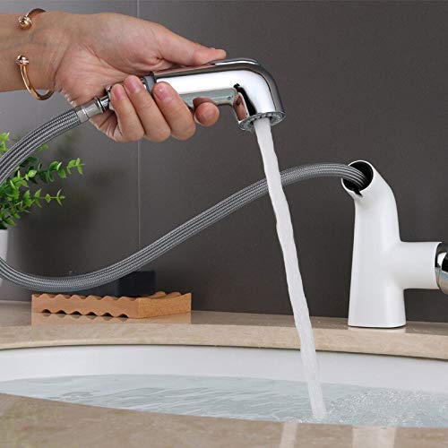 Mitigeur de lavabo extractible pour simplifier la toilette de salle de bain - 3