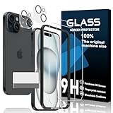 対応 iPhone 15 ガラスフィルム iPhone 15 ガイド枠付き 指紋防止 【2* フィルム + 2* レンズ保護フィルム+ 1*ガイド枠付き+ 1*取り除き発泡板】iphone15 強化ガラス 液晶 アイフォン 15 保護フィルム 国産旭硝子素材 撥油性 超耐久 高光沢 超薄型 硬度9H 指紋防止 衝撃吸収 高透過率 飛散防止 貼り付け簡単 気泡なし 極薄 JCJCLY-IP15