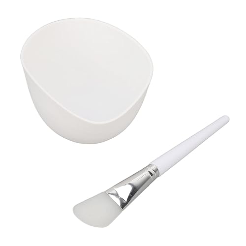 Juego de brochas de silicona para bricolaje, ligero, exquisito, juego de cepillos de silicona, juego de cuencos plegables para mezclar máscaras y