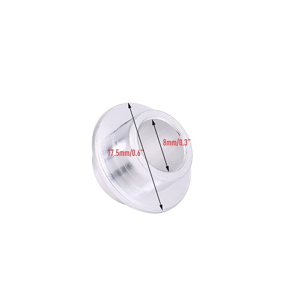 Lot De 15 Entretoises Pour Roulements De Patins – Acier Inoxydable, 8x17,5 Mm, Pour Roller, Skate, Remplacement Facile