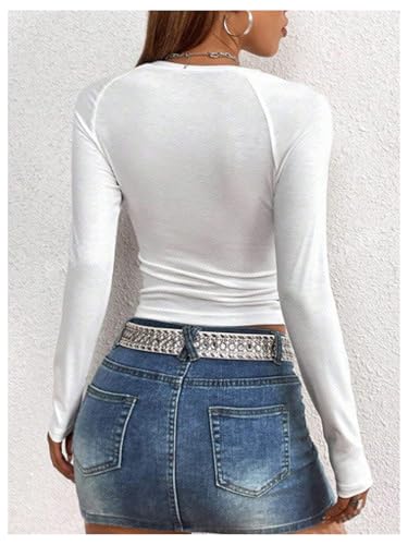 SOLY HUX Girl's Graphic Tees Star Print Long Sleeve T Shirt Crew Neck Slim Fit Casual Tops2