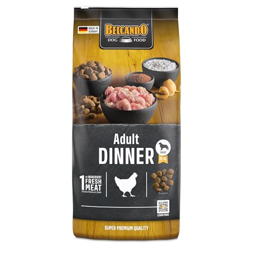 Belcando Adult Dinner [12,5 kg] Cibo per cani | Cibo secco per cani adulti di tutte le razze da 1 anno di età