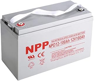 NPD12-100Ah 12 Volt 100Ah 12V AGM SLA Deep Cycle Rechargeable Battery, 1200+ Deep Cycle 100amp Battery,for Most Home Appliances, RV, Camping, Cabin, Marine, UPC, Trolling Motor and Off-Grid System