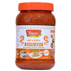 SWAD Hot & Spicy Schezwan 1kg | Dip | Spread | Chutney | Marinate