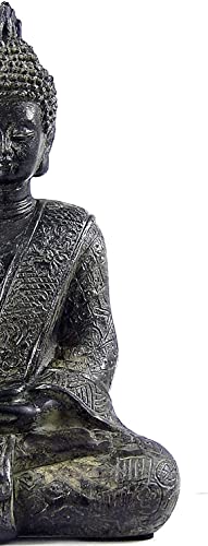 Estatua Budista Zen Decoración Hogar Meditación 8 pulgadas miniatura 6