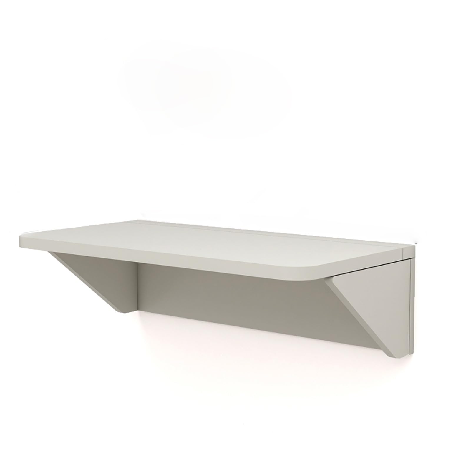 Bureau mural flottant pliable avec rangement compact pour étudier et travailler confortablement