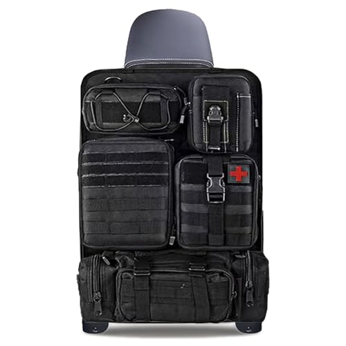 Taktischer Autositz-Organizer mit 5 abnehmbaren Taschen,...